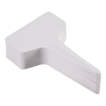 50pcs Plastic Plant T-type Tags Markers Nursery Garden Decoration Tags for Plants Garden Decor Gardening Label