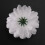 30 pcs Carnations  Artificial Flower Silk Spherical Heads Wedding Decor White 10