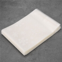 100 pcs Sachets Pouches White Snowflake Packaging Bag for Cookies Biscuits Christmas Candies
