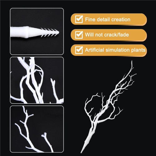 3 x Artificial White Dry Plant Tree Branch Wedding Party Decor 1