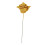 7Pcs Foam Glitter Artificial Rose Decor, Gold 2
