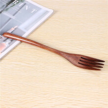 Wooden Forks, 5 Pieces Eco-Friendly Japanese Wood Salad Dinner Fork Tableware Dinnerware for Kids Adult (5 Pieces No Rope Wooden Forks)