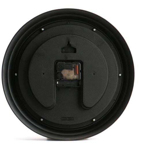 12-Inch Round Classic Clock Retro Non Ticking Quartz Decorative Wall Clock 2