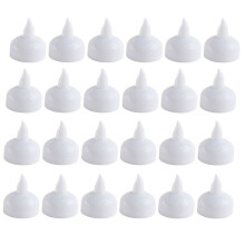 24 Pack Waterproof Flameless Floating Tealights, Warm White Battery Flickering Led Tea Lights Candles - Wedding, Party, Centerpiece, Pool And Spa