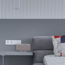 Digital Réveil, Grand 6 Pouces Avec La Fonction Facile De Snooze De Mode De Gradateur Automatique De De Chargeur D'Usb Double, Pour Toutes Les
