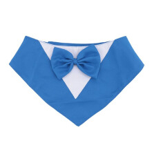 Hunde-Smoking, Formelles Hunde-Hochzeitshalsband mit Fliege, Hunde-GeburtstagskostüM, Haustier-Party, Hunde-Valentinstag-Outfit, Cosplay, L Blau