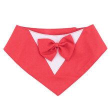 Hundsmoking,Formellt BröLlopskrage för Hund med Fluga,HundföDelsedagsdräKt Husdjursfest,Hund Valentines Outfit Cosplay,M RöTt