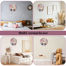 Timelike Houten Wandklok Modern Design Vintage Rustiek Shabby Chic Thuiskantoor Café Decoratie Kunst Groot Horloge