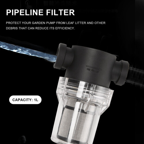 Garden Pond Inline Mesh Strainer Water Pump Filter Irrigation High Flow Pipeline Filter 2