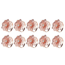 Servetring Collectie Decoratieve Set van 10 STUKS voor Doek Servetten Servethouder Keuken Decor Bruiloft Decor Rose Goud