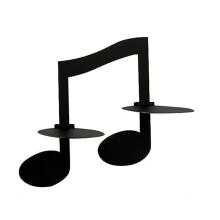 Portacandele A C Montato A Parete, Forma Chiave di Nota Musicale In Metallo Fatto A Mano Creativo, Espositore per Luci da Tè, Decorazioni per la Casa