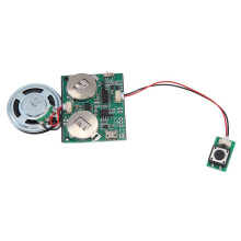 MóDulo de Som GraváVel Controle de BotãO Chip de Som 8M MP3 WAV Music Voice Player Placa ProgramáVel com Alto-Falante para DIY