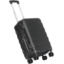 Doraaa 22 Inch Expandable CarryOn Luggage Lightweight Hardside Spinner Suitcase Black