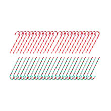 48Pcs Christmas Plastic Fake Candy Canes Twisted Toy Crutch for Christmas Tree Hanging Decorations