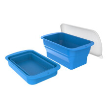 Stampo per Blocchi di Ghiaccio 2 Pezzi Extra per Bagno di Ghiaccio,Vasca A Immersione Fredda,Refrigeratore,Stampo In Silicone Impilabile e