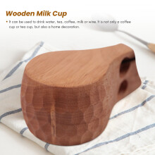 2 StüCke Nordisch Style Hand Gemacht Holz Becher Finnisch Traditional AußEn 200Ml Holz Wein Becher Elefant Kaffee Tassen für Geschenke