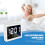 Color Large Screen LCD Electronic Desk Alarm Clock with Temperature Date Display 4