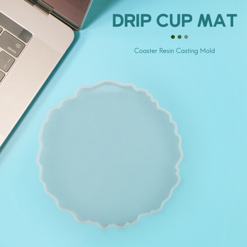 4 Pcs Silicone Agate Coaster Resin Casting Making Mold,Coaster Epoxy Molds  DIY, Home Decoration 2