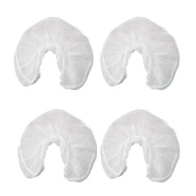 50Pc U Shaped Disposable Non-Woven Headrest Pillow Paper Beauty Spa Salon Bed Cover Massage Face Cradle Rest Covers