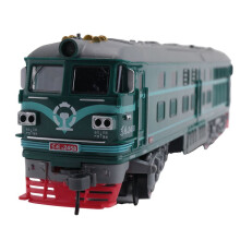 Kids Simulation 1:87 Alloy Internal-Combustion Locomotive Model Toy Acousto-Optic Train Toys for Children Gift(C)