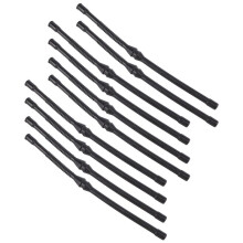 Tubo Manguera de Combustible Negro 10X para Motosierra China 4500 5200 45Cc 52Cc 58Cc MT-9999 Mangueras de Combustible de PláStico Piezas Herramienta