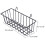 2 Pack Wall Grid Panel Hanging Wire Basket,Grid Wall Storage Basket,Wall Mount Baskets Display Shelves for Kitchen,Home 5