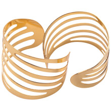 Gold Napkin Rings Set Of 6, Hollow Napkin Holder for Wedding Christmas Family Gathering Table Decoration