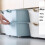 4 Pcs Self Adhesive Casters Wheels for Storage Box Trash Can Single Direction Non-Swivel Casters No Drilling 1