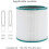 True HEPA Replacement Filter for  Tower Purifier Pure Cool Link TP01 TP02, TP03, Part 968126-03 2