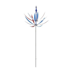Harlow Windspindel, Metall-Windmühle, 3D-Wind, Rotierende Skulptur, Einsätze für Den Rotator, Abnehmbar, 3D-Schmiedeeisen, Gartenarbeit