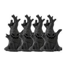 4PCS Halloween Tree Led Glow Lights Horrific Atmosphere Home Decoration Party Supplies Gifts