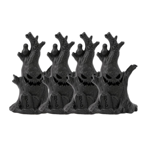 4st Halloween  Tree Led Glow  Lights Hemsk Atmosfär Heminredning Festmaterial Presenter