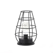 LED Table Lamp Reading Lamp Night Light Bedroom Bedside Lamp Desk Lighting Living Room Retro Iron Home Decoration,B