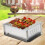 Small Grill Portable Foldable Grill Outdoor Grill Removable Part Versatile BBQ Tool for Barbecue Beach Without Tray 10