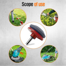 3 STKS Grasmaaier Dull Blade Sharpener, Grasmaaier Blade Sharpener Tool, Universele Blade Sharpeners voor Grasmaaiers, Rood