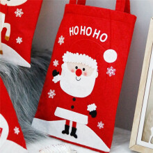 Christmas Candy Bag Gift Bags Christmas Cookie Pouch Christmas Wrapping Pouch Christmas Cartoon Pattern Gift Bag
