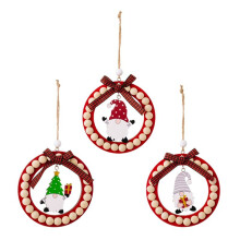 Kerstdecoratie Kerst Hangende Houten Ornamenten Holle Houten Hanger Teken Kerstboom Hangers Cadeaulabels voor Kerstmis