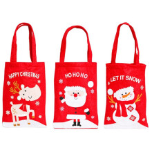 Christmas Candy Bag Gift Bags Christmas Cookie Pouch Christmas Wrapping Pouch Christmas Cartoon Pattern Gift Bag