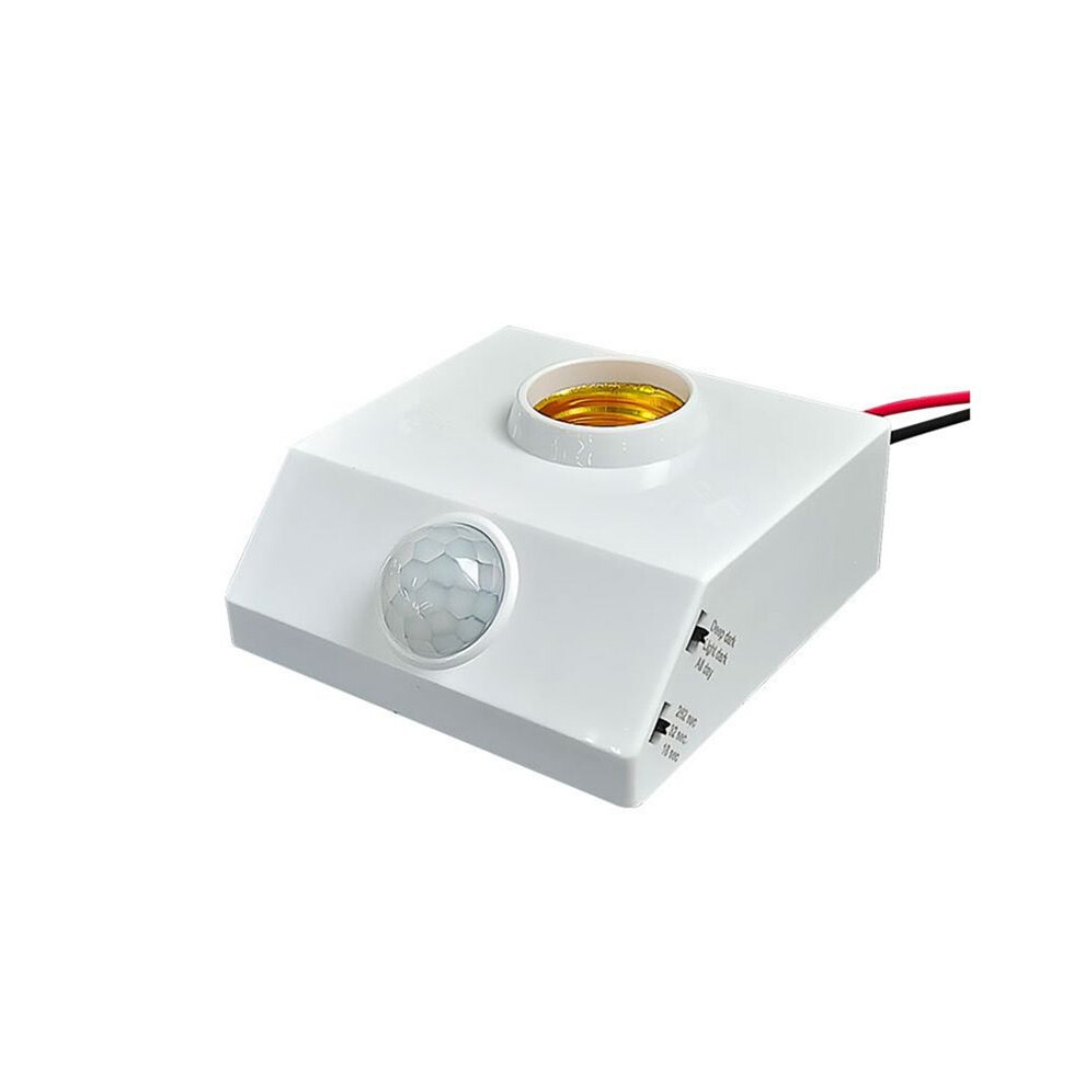 E27 Led Bulb Holder Pir Human Body Infrared Sensor Lamp Holder 220V With Regulate Motion Detector Lamp Base Light 4711468378810