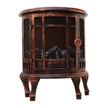 CheminéE LED Lanterne DéCorative Vintage IntéRieur ExtéRieur Table Salon DéCoration D'Automne avec USB/Fonctionne sur Batterie