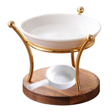 Lamp Stove Essential Oil Burner Ceramics Diffuser Iron Decoration Furnace Holder Office Wax Melt Fireplace