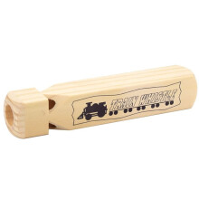 Solid Wood Train Whistle 4 Tone, Role Lover Wooden Whistle for Educational Party