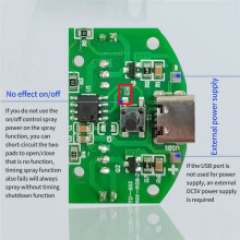 Dual Spray USB Humidifier Atomizer Module Dual Spray Control Board Dual Spray Atomizer Driver Board Module, Set C
