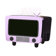 TV Tissue Box Multi Functionele Creatieven Tissue Box Houder met Mobiele Telefoon Slot Decoratie Tissue Houder Thuis A