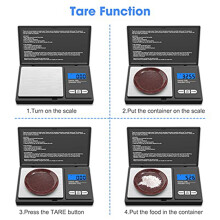 Digital Pocket Scale Digital Food Kitchen Scale Weight in Grams and Ounces Suitable for Jewelry Powder Herbs Spices