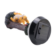 LED-Solarleuchte, Hase, Kunstharz, Figurenleuchte, für Den AußEnbereich, Garten, Rasen, Hof, Kunst, Ornamente, Elfentier, Niedliche Dekorative Lampe