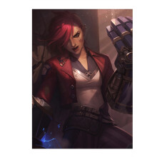 Arcane: League of Legends Round Diamond Painting Poster Living Room Bedroom Game Room Study Decoration Painting,VI
