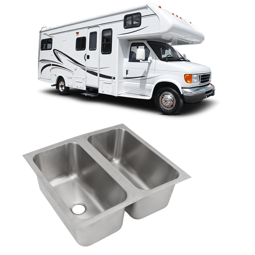 Rv Double Sink 304 Stainless Steel Camping Kitchen 7293282033726