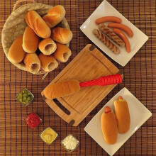 BBQ Cutting Grilling Bread Tool Hot Dog Bun Driller Drill a Hole Leakproof Hotdogs Sausages