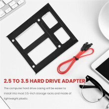Dual SSD HDD Montage Halterung 3,5 auf 2,5 Internes Festplatten Laufwerk Kit Kabel 2,5 Festplatten Laufwerk auf 3,5 Bay Tray Caddy